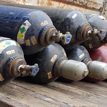 Oxygen & Aceytlene Bottles
