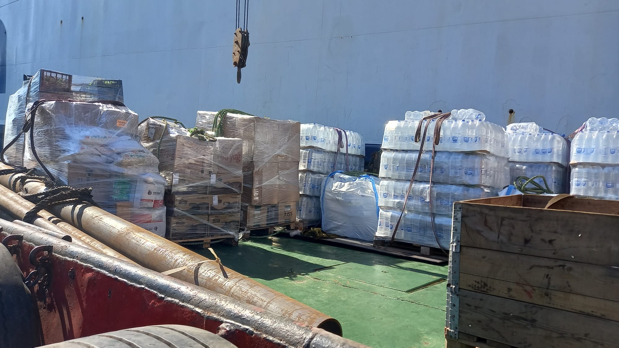 Provisions on board — example from Arven's supply range and operations
