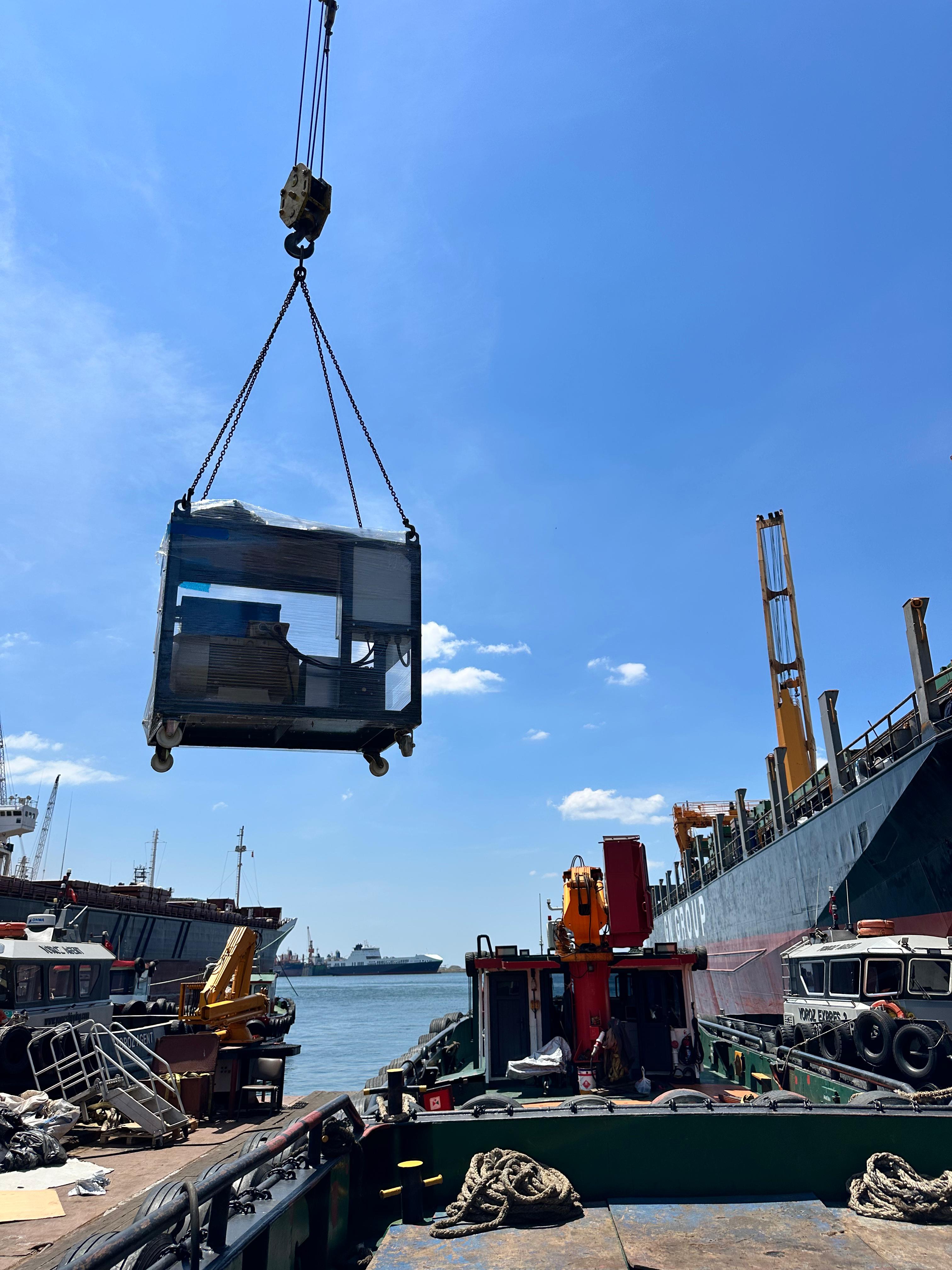Equipment delivery — example from Arven's supply range and operations